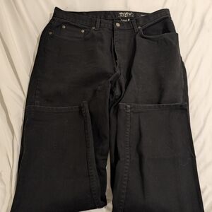 Eddie Bauer Men's Relaxed Black Jeans